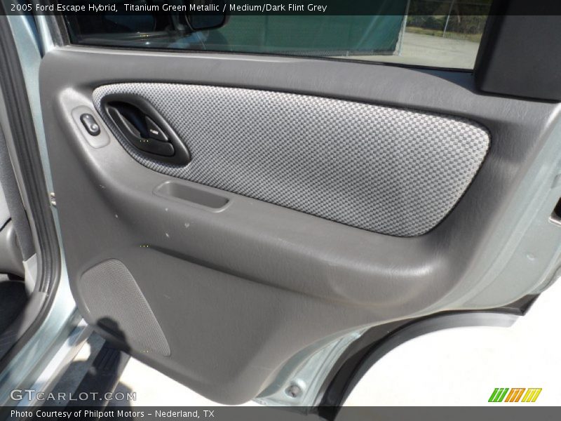 Titanium Green Metallic / Medium/Dark Flint Grey 2005 Ford Escape Hybrid