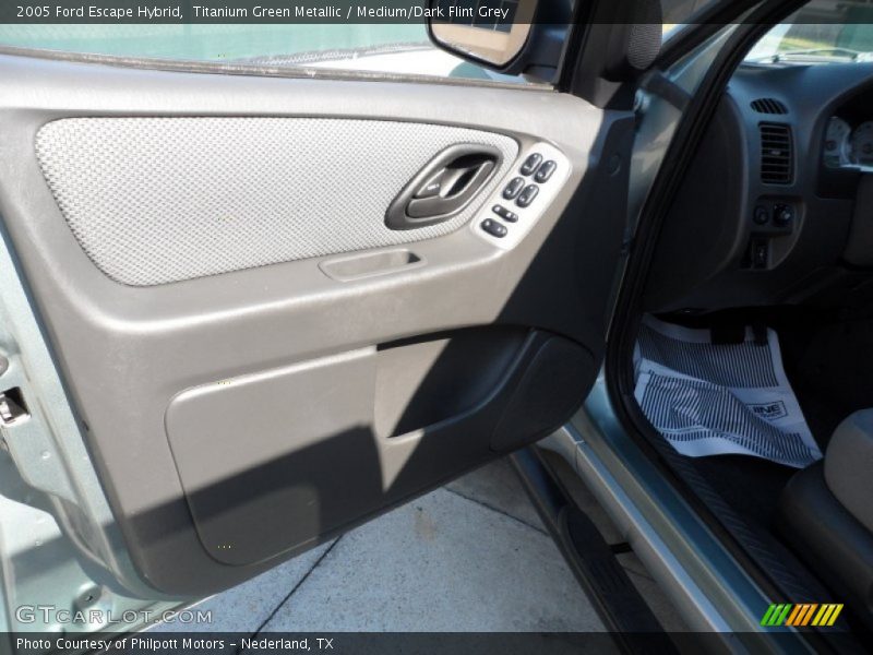 Titanium Green Metallic / Medium/Dark Flint Grey 2005 Ford Escape Hybrid