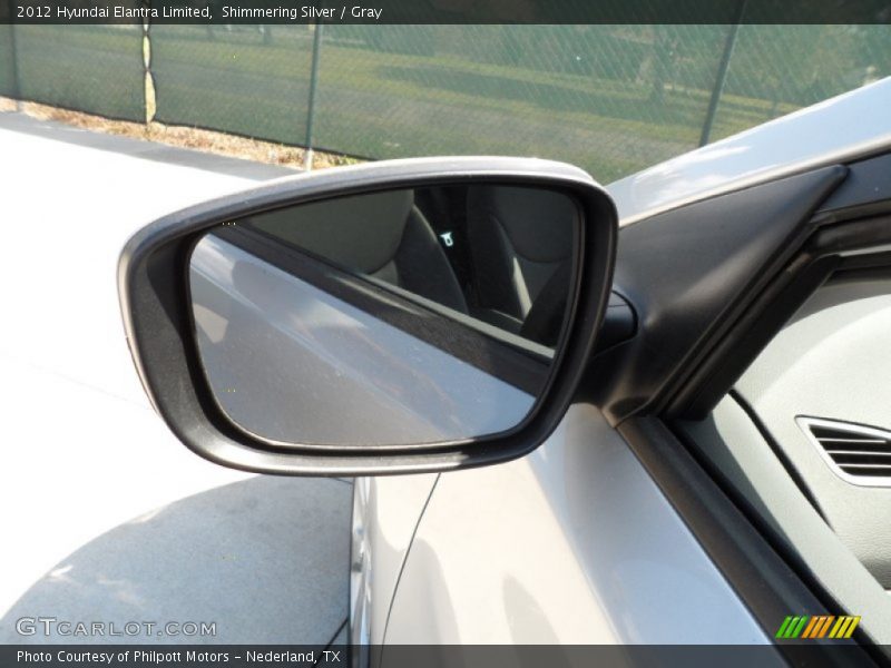 Shimmering Silver / Gray 2012 Hyundai Elantra Limited