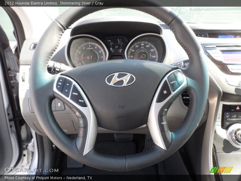  2012 Elantra Limited Steering Wheel