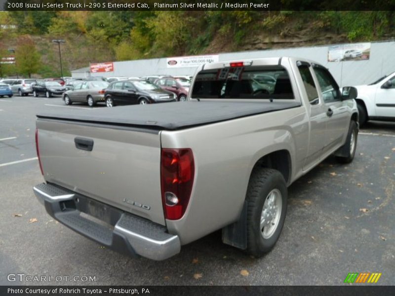 Platinum Silver Metallic / Medium Pewter 2008 Isuzu i-Series Truck i-290 S Extended Cab