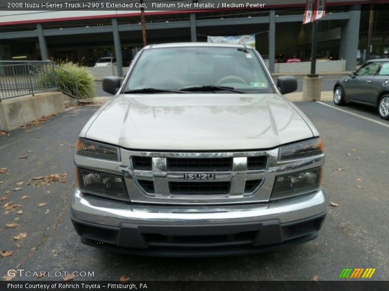 Platinum Silver Metallic / Medium Pewter 2008 Isuzu i-Series Truck i-290 S Extended Cab