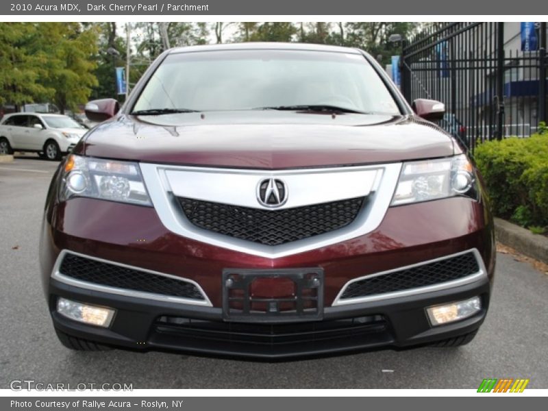 Dark Cherry Pearl / Parchment 2010 Acura MDX