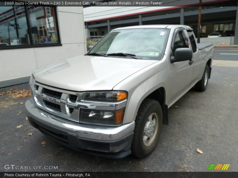 Platinum Silver Metallic / Medium Pewter 2008 Isuzu i-Series Truck i-290 S Extended Cab