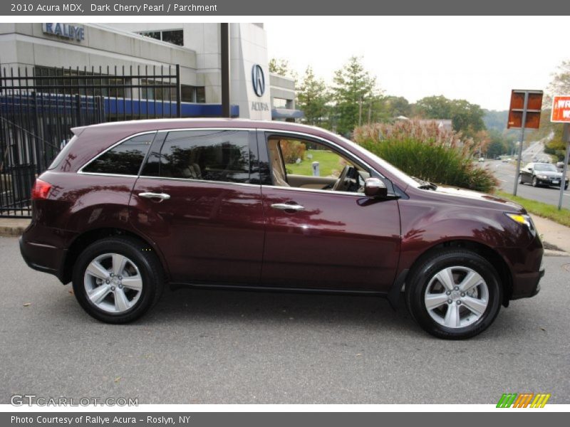 Dark Cherry Pearl / Parchment 2010 Acura MDX