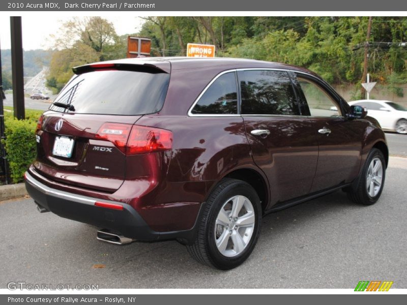 Dark Cherry Pearl / Parchment 2010 Acura MDX