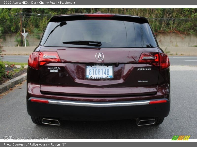 Dark Cherry Pearl / Parchment 2010 Acura MDX