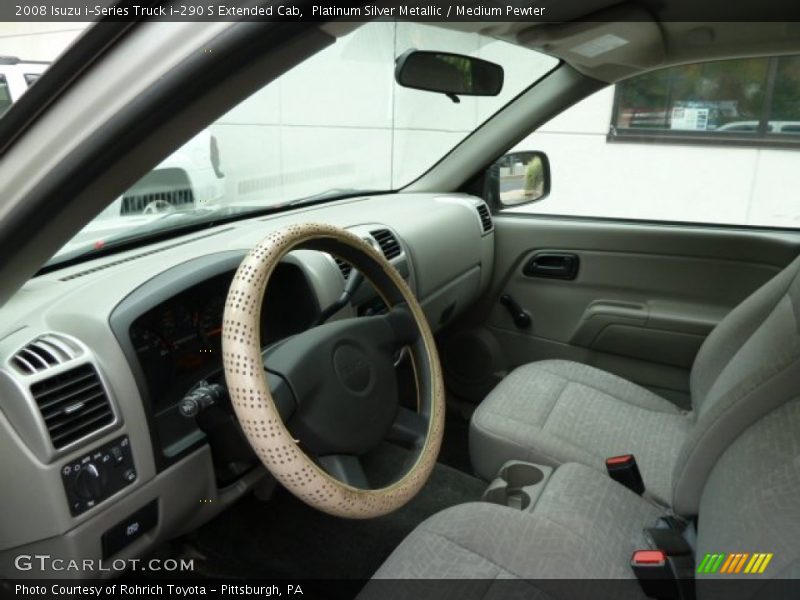 Platinum Silver Metallic / Medium Pewter 2008 Isuzu i-Series Truck i-290 S Extended Cab