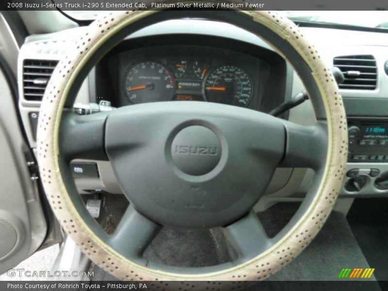 Platinum Silver Metallic / Medium Pewter 2008 Isuzu i-Series Truck i-290 S Extended Cab