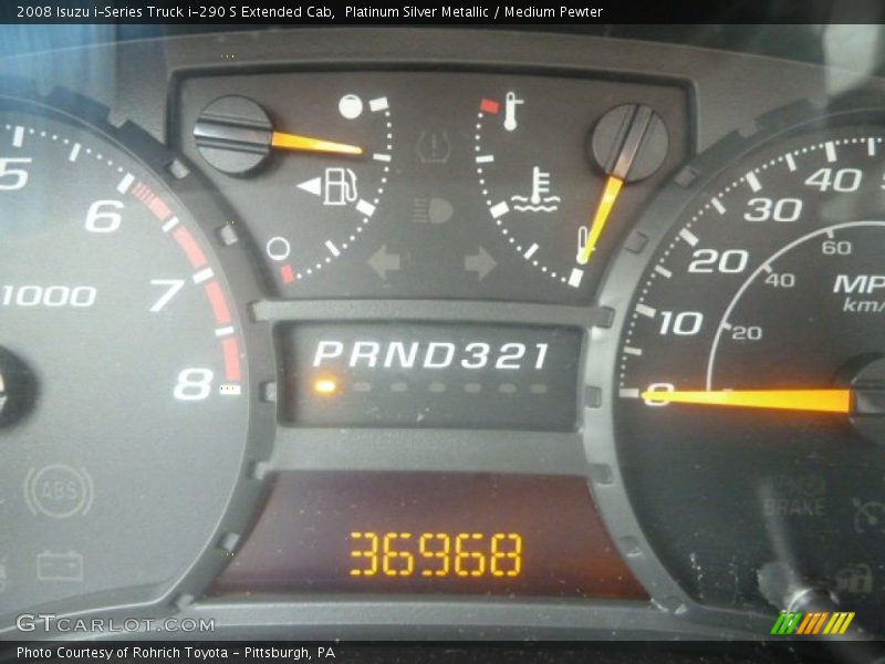 Platinum Silver Metallic / Medium Pewter 2008 Isuzu i-Series Truck i-290 S Extended Cab