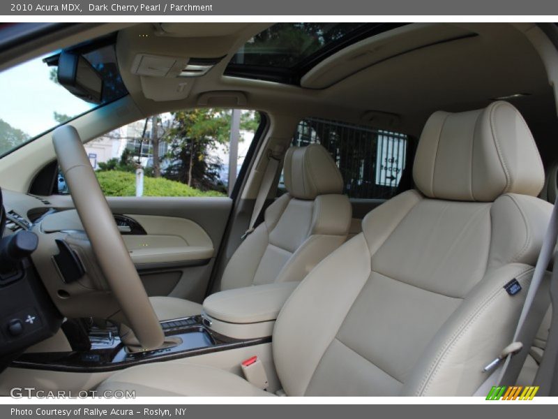Dark Cherry Pearl / Parchment 2010 Acura MDX