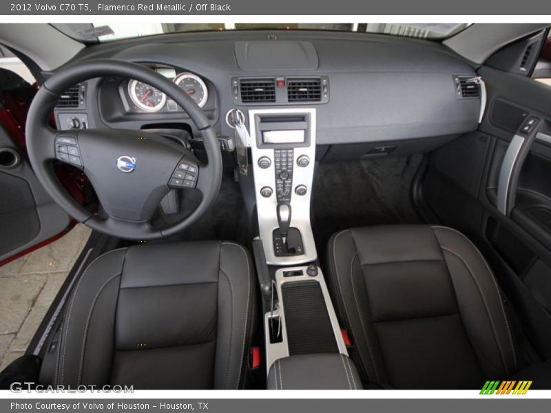 Flamenco Red Metallic / Off Black 2012 Volvo C70 T5