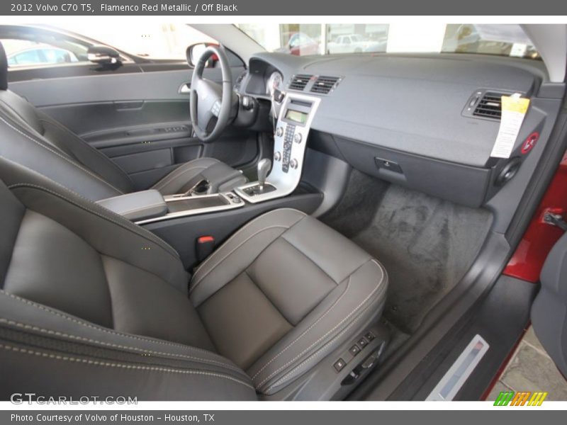 Flamenco Red Metallic / Off Black 2012 Volvo C70 T5