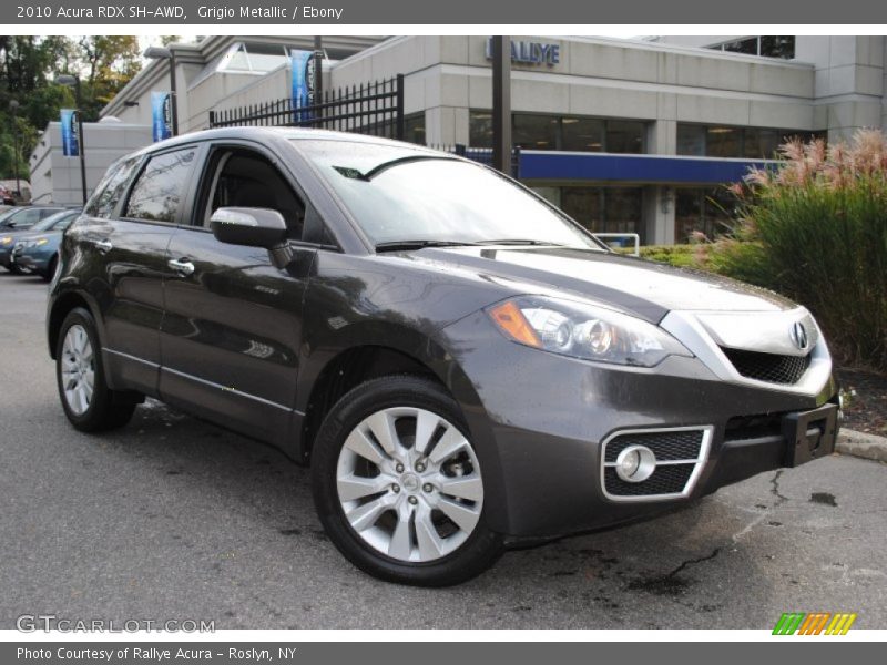 Grigio Metallic / Ebony 2010 Acura RDX SH-AWD