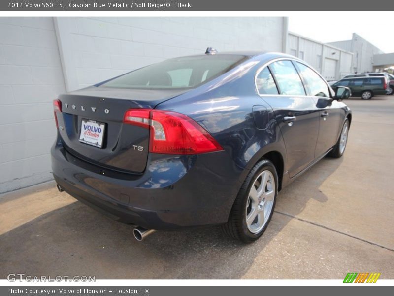 Caspian Blue Metallic / Soft Beige/Off Black 2012 Volvo S60 T5
