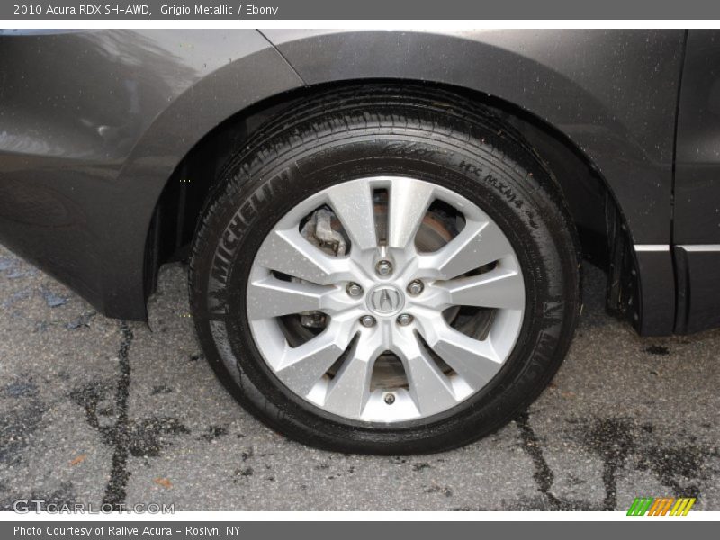 Grigio Metallic / Ebony 2010 Acura RDX SH-AWD