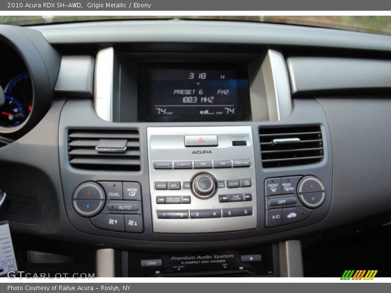 Grigio Metallic / Ebony 2010 Acura RDX SH-AWD
