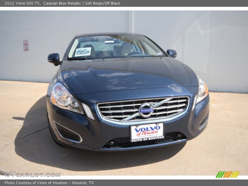 Caspian Blue Metallic / Soft Beige/Off Black 2012 Volvo S60 T5