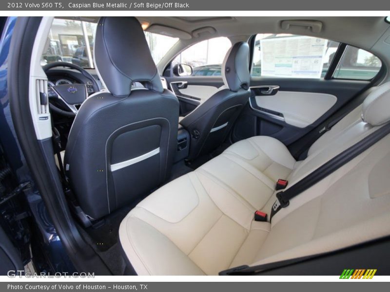 Caspian Blue Metallic / Soft Beige/Off Black 2012 Volvo S60 T5