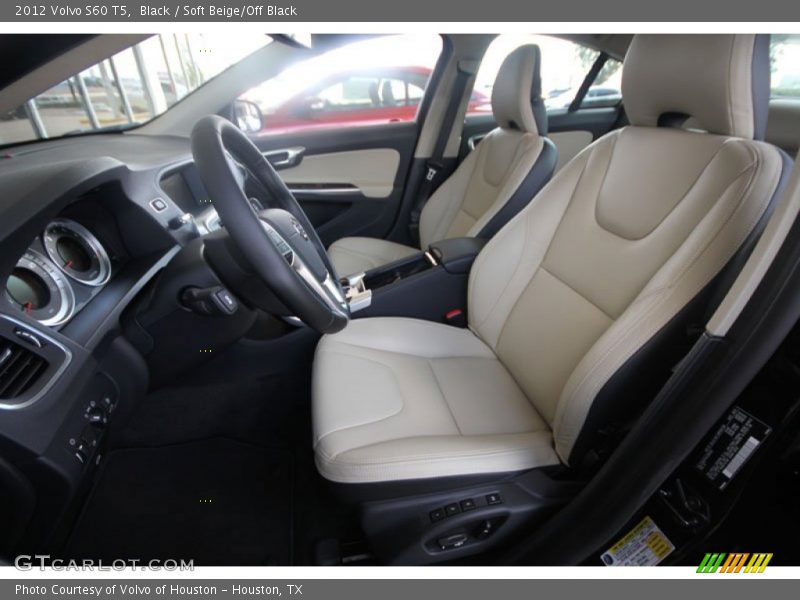 Black / Soft Beige/Off Black 2012 Volvo S60 T5