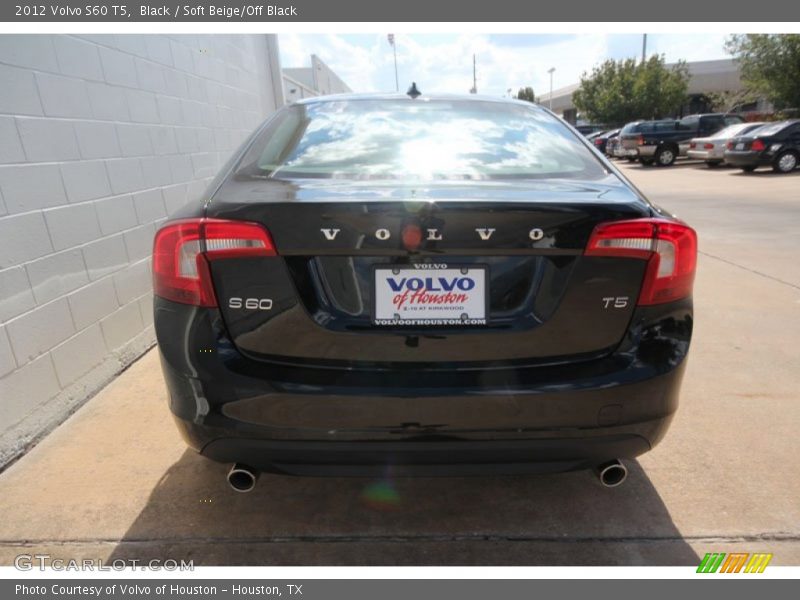 Black / Soft Beige/Off Black 2012 Volvo S60 T5