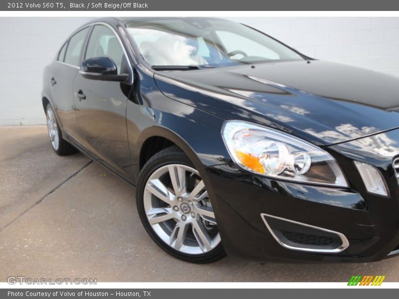 Black / Soft Beige/Off Black 2012 Volvo S60 T5