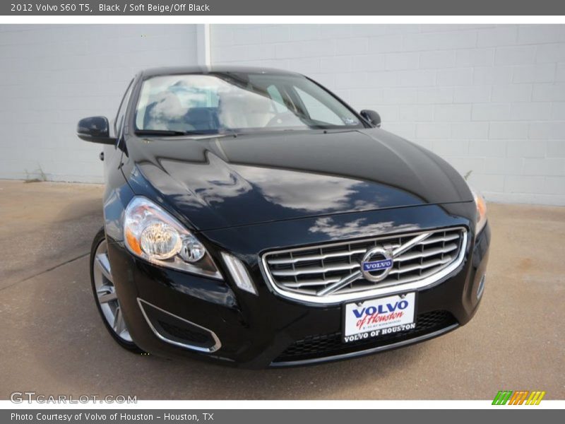 Black / Soft Beige/Off Black 2012 Volvo S60 T5