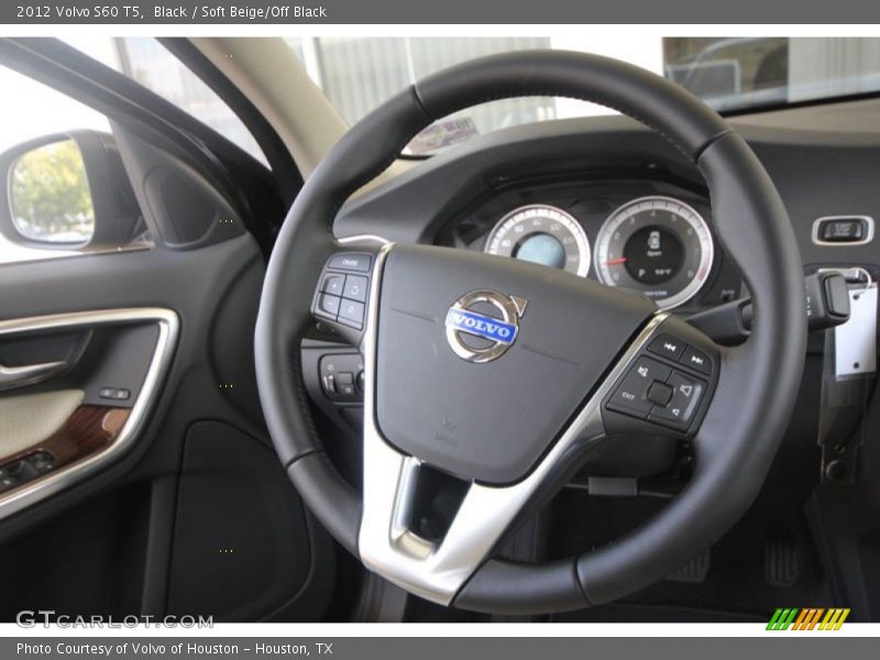 Black / Soft Beige/Off Black 2012 Volvo S60 T5