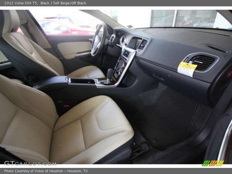 Black / Soft Beige/Off Black 2012 Volvo S60 T5