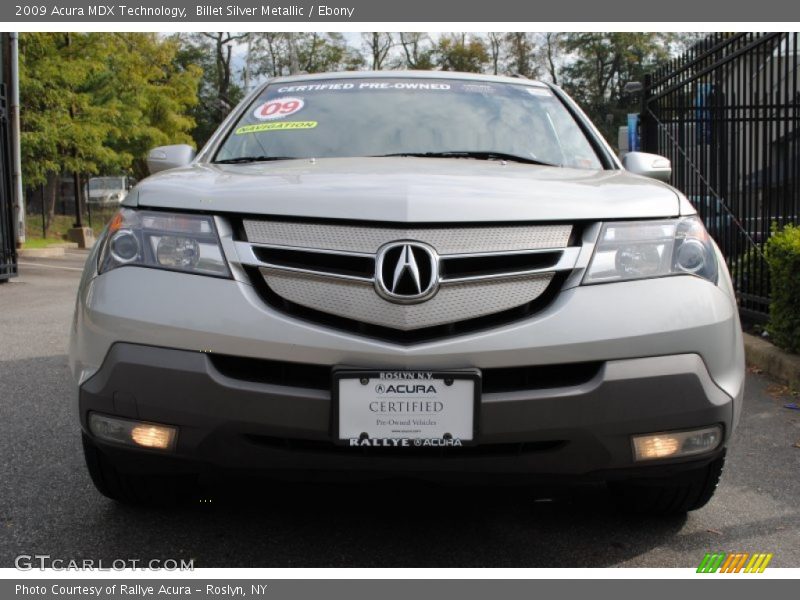 Billet Silver Metallic / Ebony 2009 Acura MDX Technology