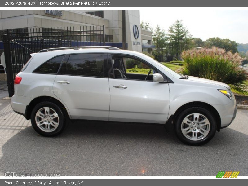 Billet Silver Metallic / Ebony 2009 Acura MDX Technology