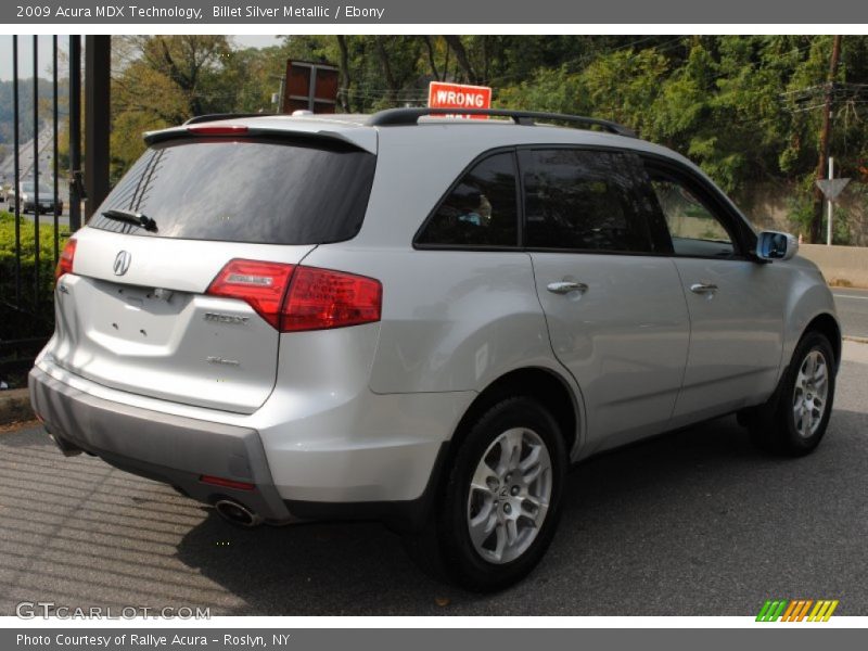 Billet Silver Metallic / Ebony 2009 Acura MDX Technology