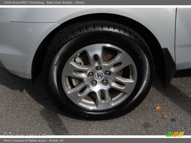 Billet Silver Metallic / Ebony 2009 Acura MDX Technology