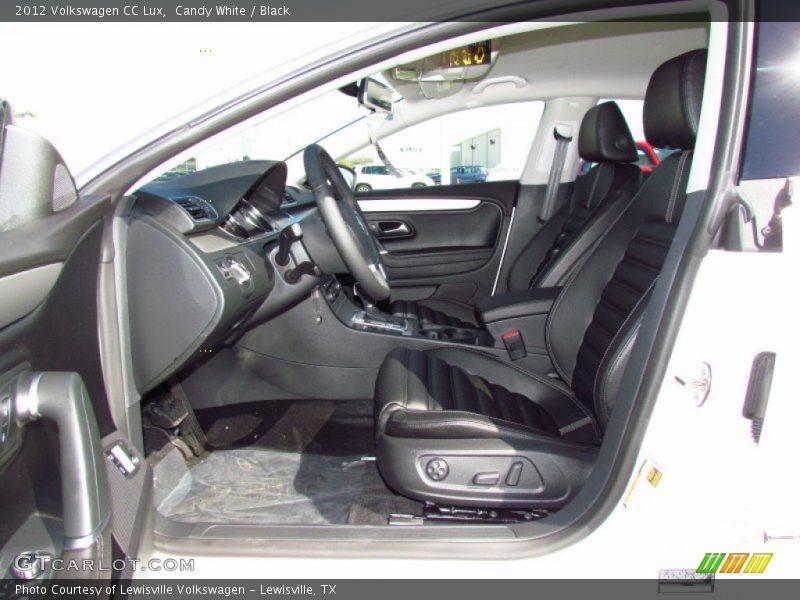 Candy White / Black 2012 Volkswagen CC Lux