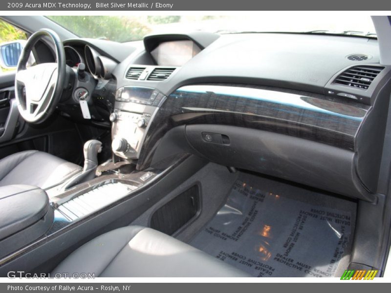 Billet Silver Metallic / Ebony 2009 Acura MDX Technology