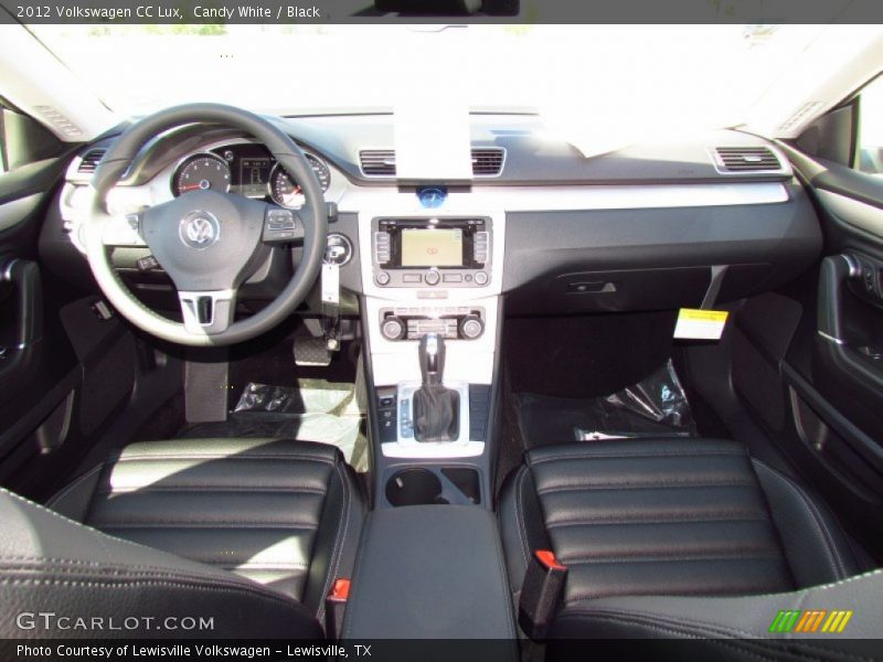 Candy White / Black 2012 Volkswagen CC Lux
