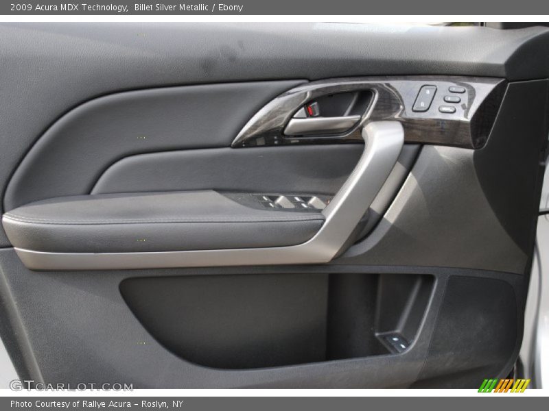 Billet Silver Metallic / Ebony 2009 Acura MDX Technology