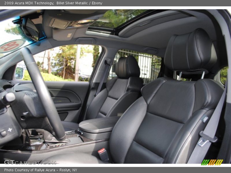 Billet Silver Metallic / Ebony 2009 Acura MDX Technology
