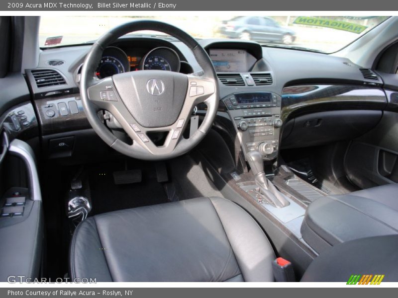 Billet Silver Metallic / Ebony 2009 Acura MDX Technology
