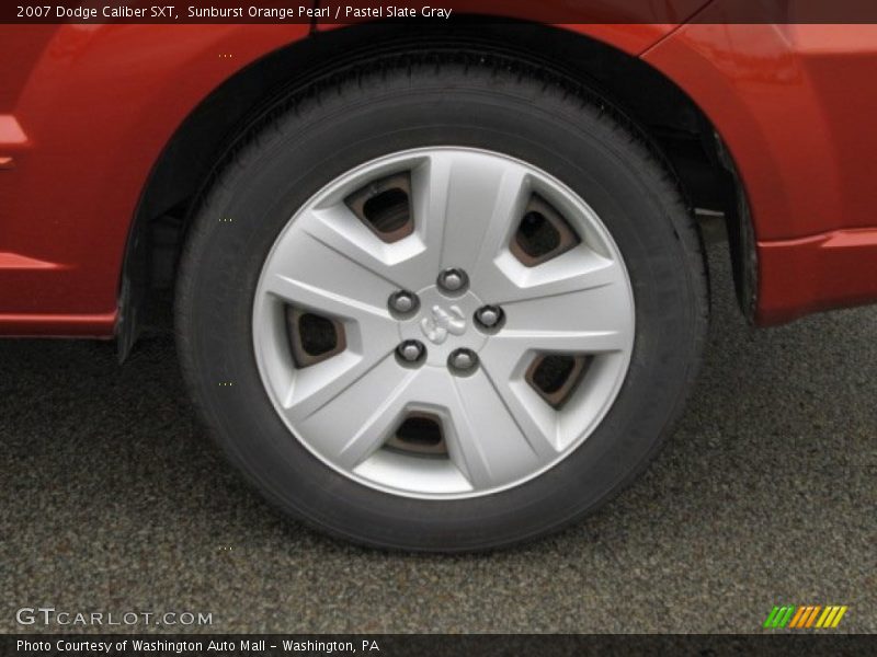 Sunburst Orange Pearl / Pastel Slate Gray 2007 Dodge Caliber SXT