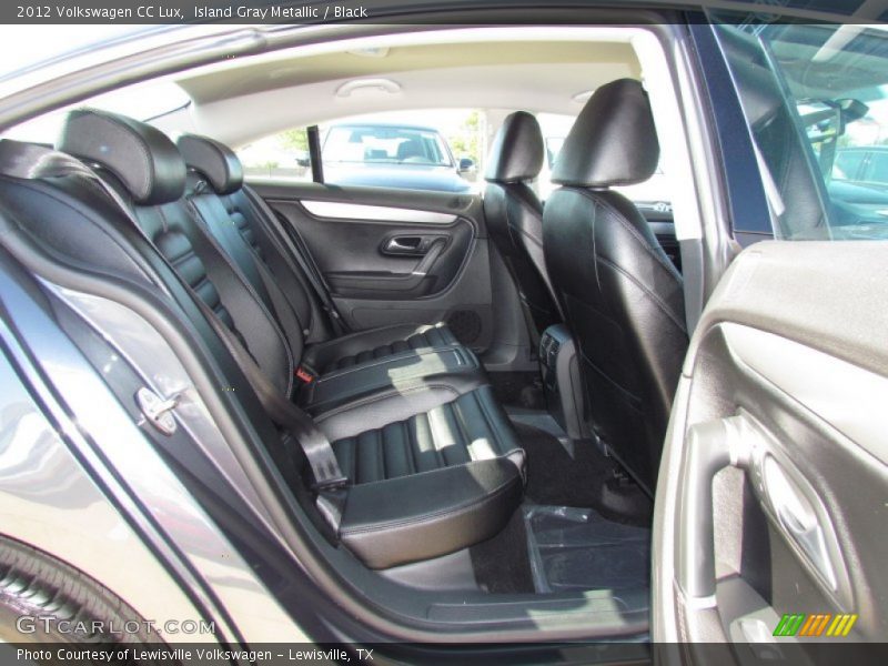 Island Gray Metallic / Black 2012 Volkswagen CC Lux