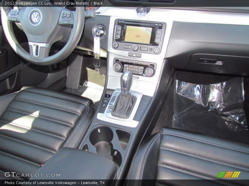 Island Gray Metallic / Black 2012 Volkswagen CC Lux