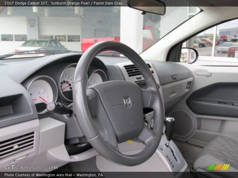 Sunburst Orange Pearl / Pastel Slate Gray 2007 Dodge Caliber SXT