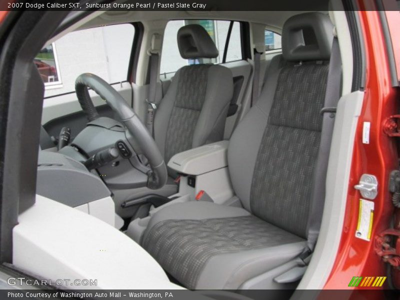 Sunburst Orange Pearl / Pastel Slate Gray 2007 Dodge Caliber SXT