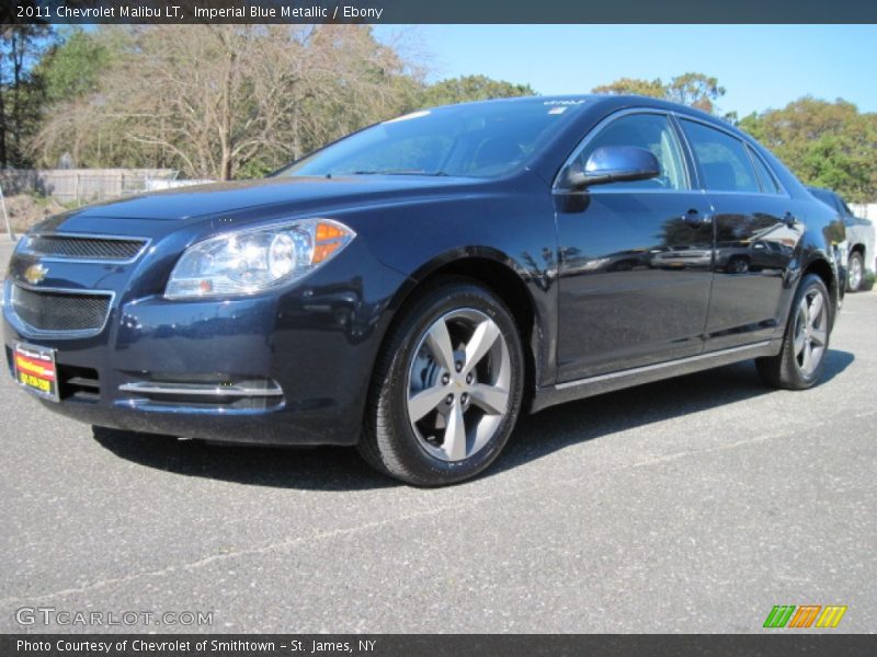 Imperial Blue Metallic / Ebony 2011 Chevrolet Malibu LT