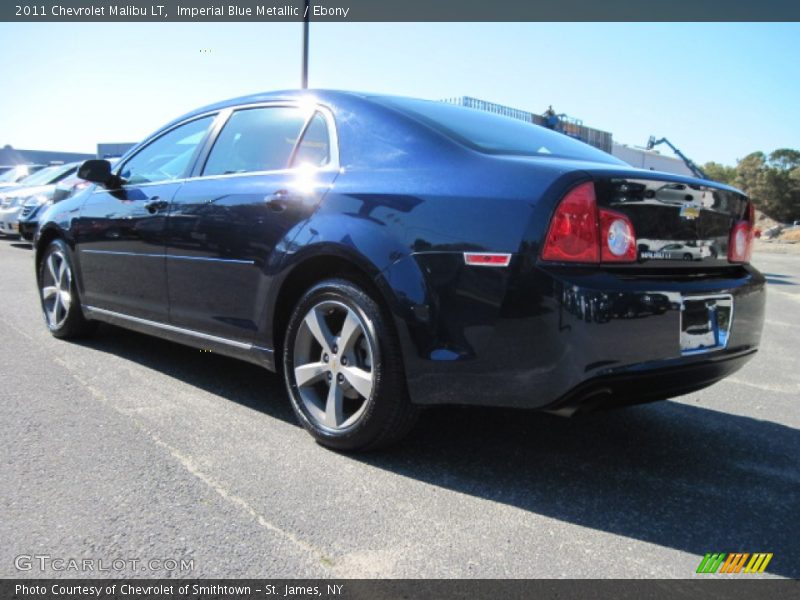 Imperial Blue Metallic / Ebony 2011 Chevrolet Malibu LT