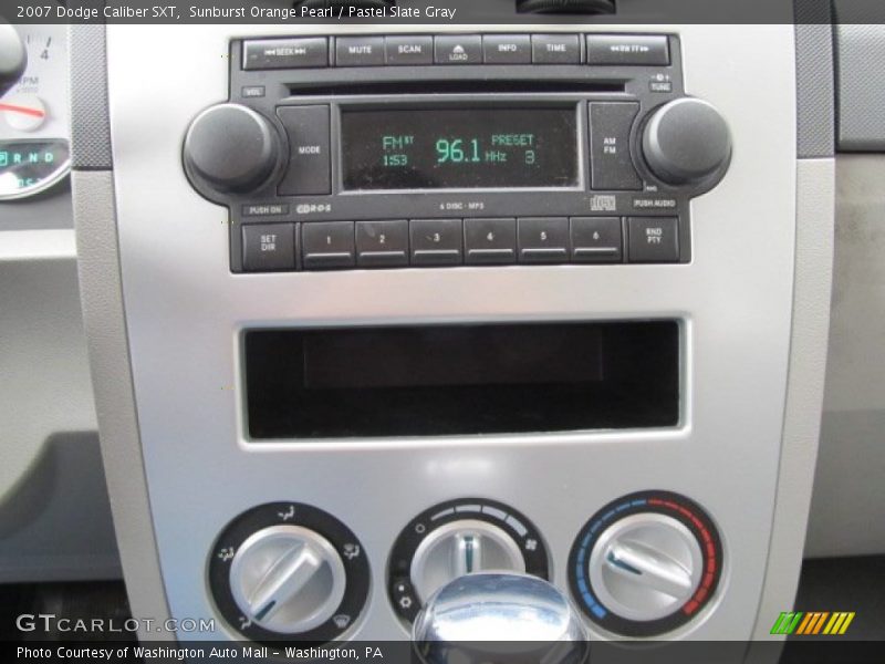 Sunburst Orange Pearl / Pastel Slate Gray 2007 Dodge Caliber SXT