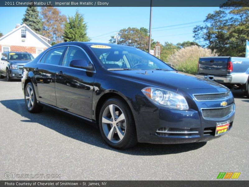 Imperial Blue Metallic / Ebony 2011 Chevrolet Malibu LT