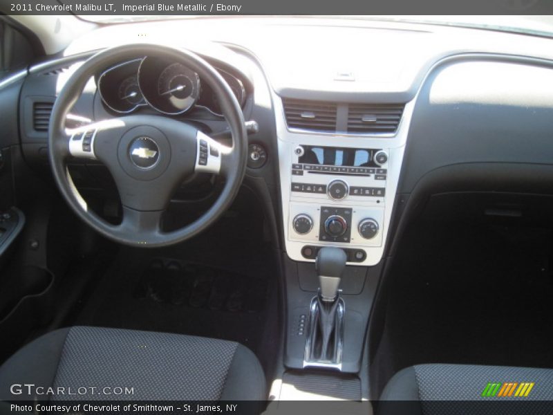 Imperial Blue Metallic / Ebony 2011 Chevrolet Malibu LT