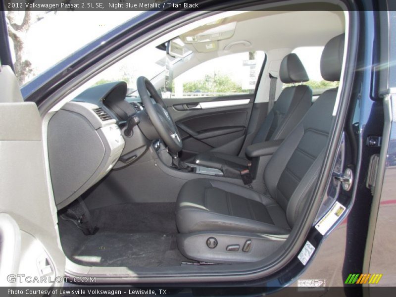  2012 Passat 2.5L SE Titan Black Interior